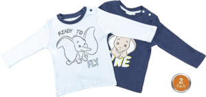 Disney Dumbo Little One baba póló, felső 2 db-os 62-92 cm